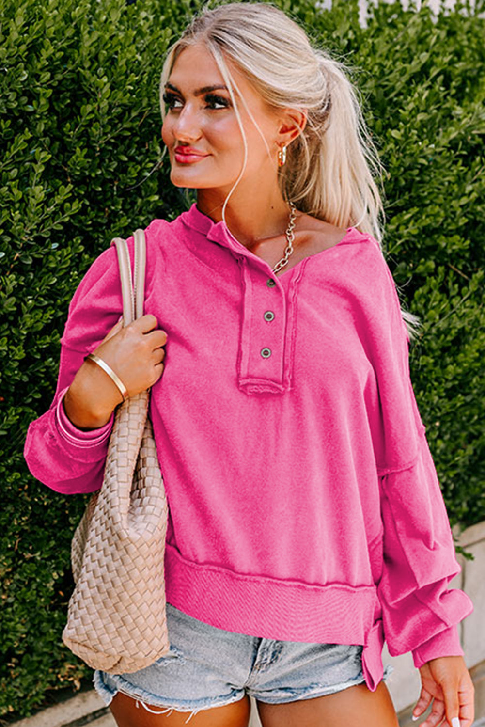 Hot Pink Sweatshirt