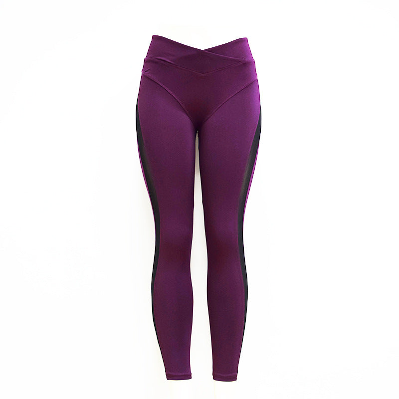 Elastic Sport Yoga High Waist Pants Leggings