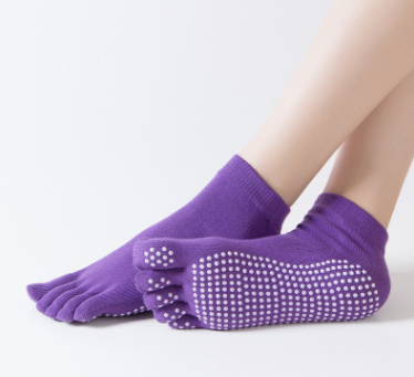 Yoga five finger socks pure cotton