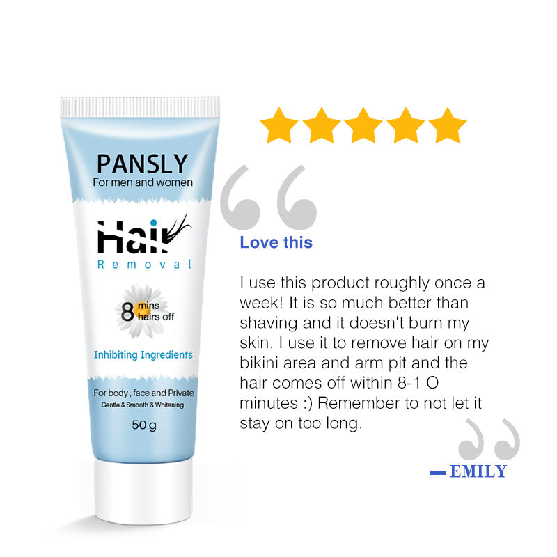 Pansly Hair Removal Cream 50g leg Hair Armpit Hair Lip Hair