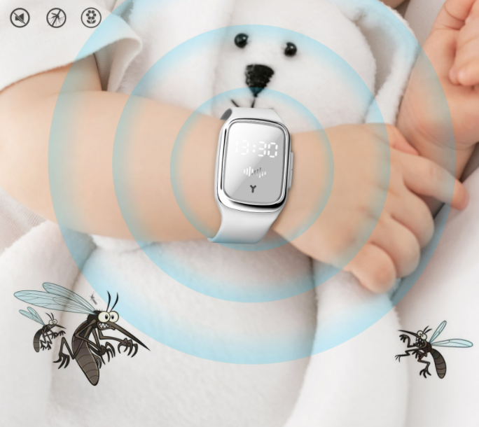 Mosquito Bracelet Ultrasonic Electronic Watch Mosquito Repellent