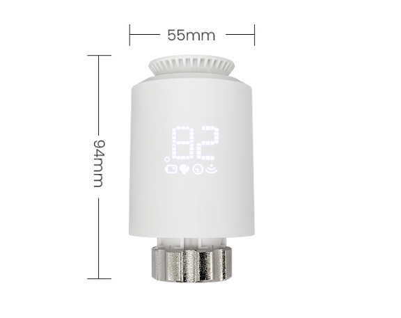 Smart Radiator Valve Smart Thermostat Valve Mobile APP Control