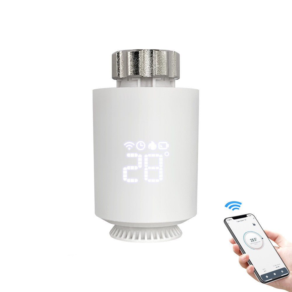 Smart Radiator Valve Smart Thermostat Valve Mobile APP Control