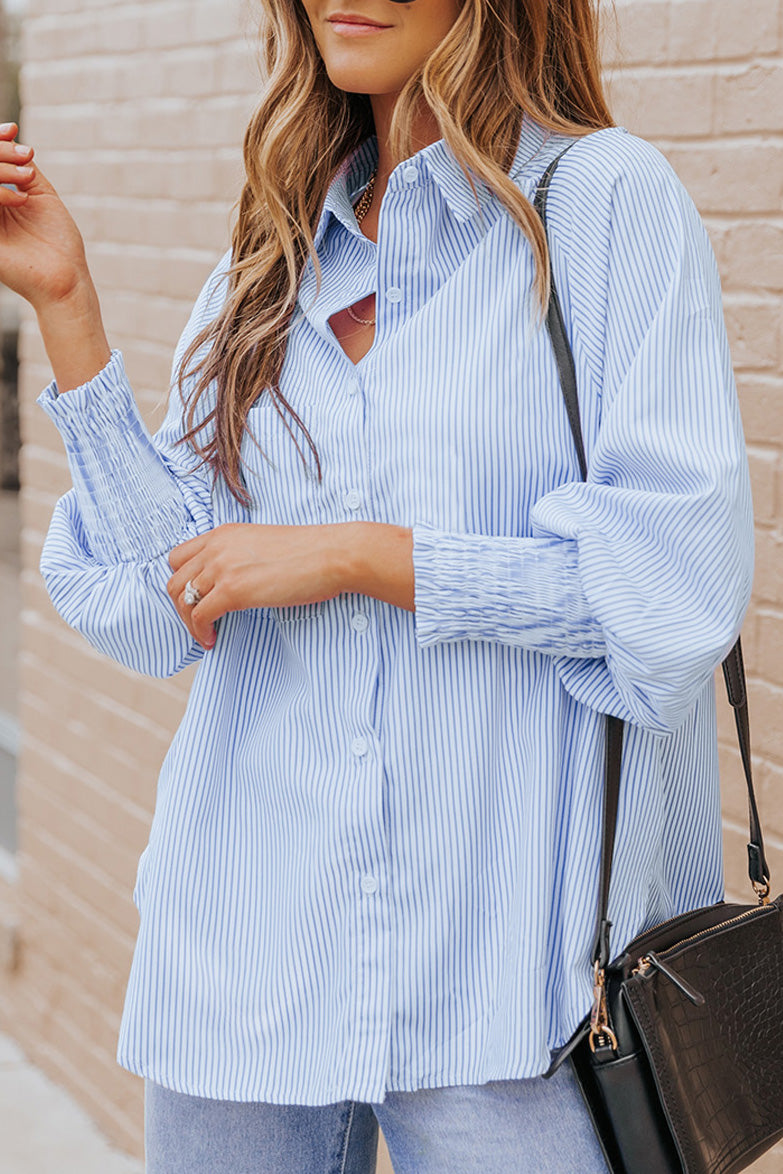 Pink Striped Shirt