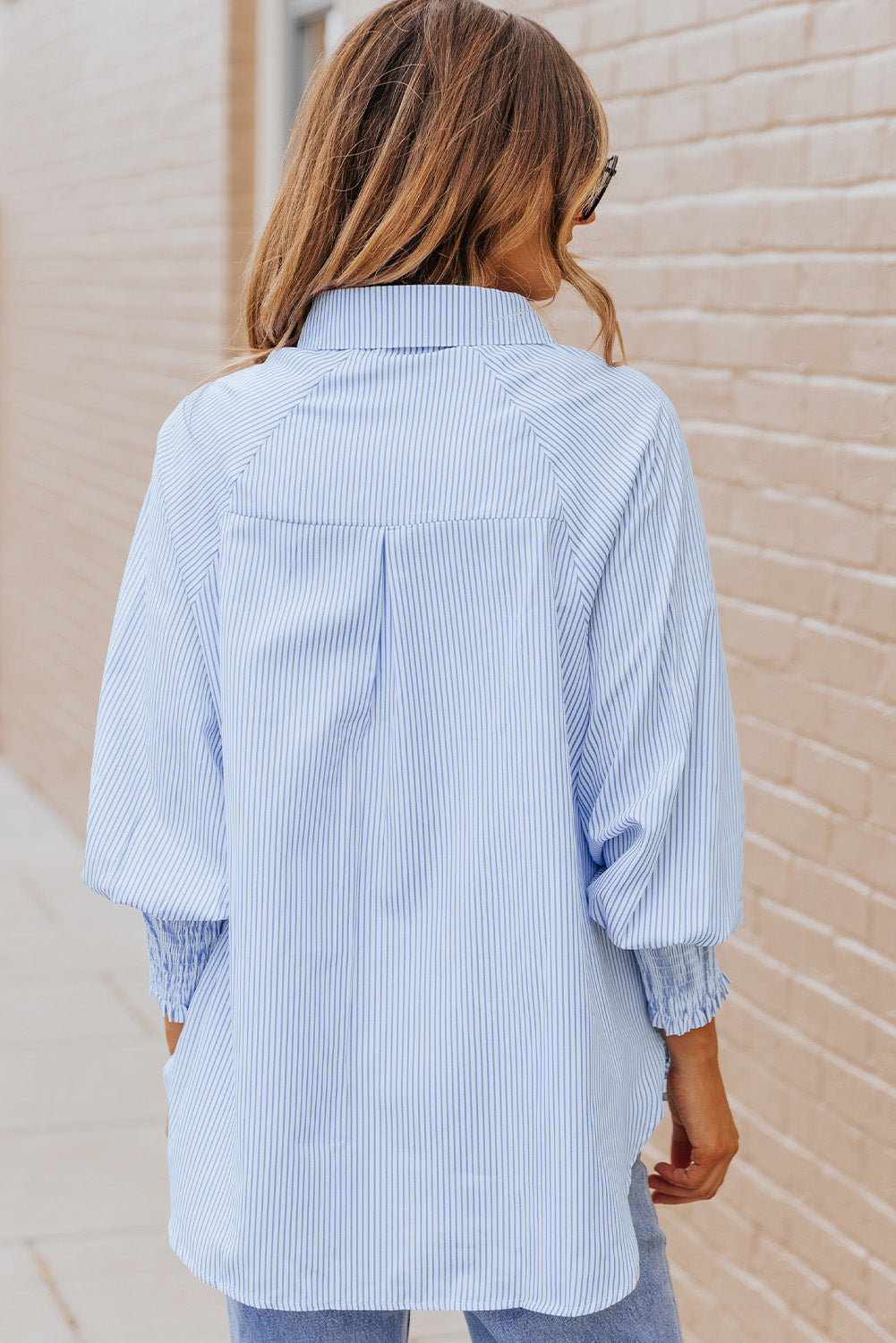 Pink Striped Shirt