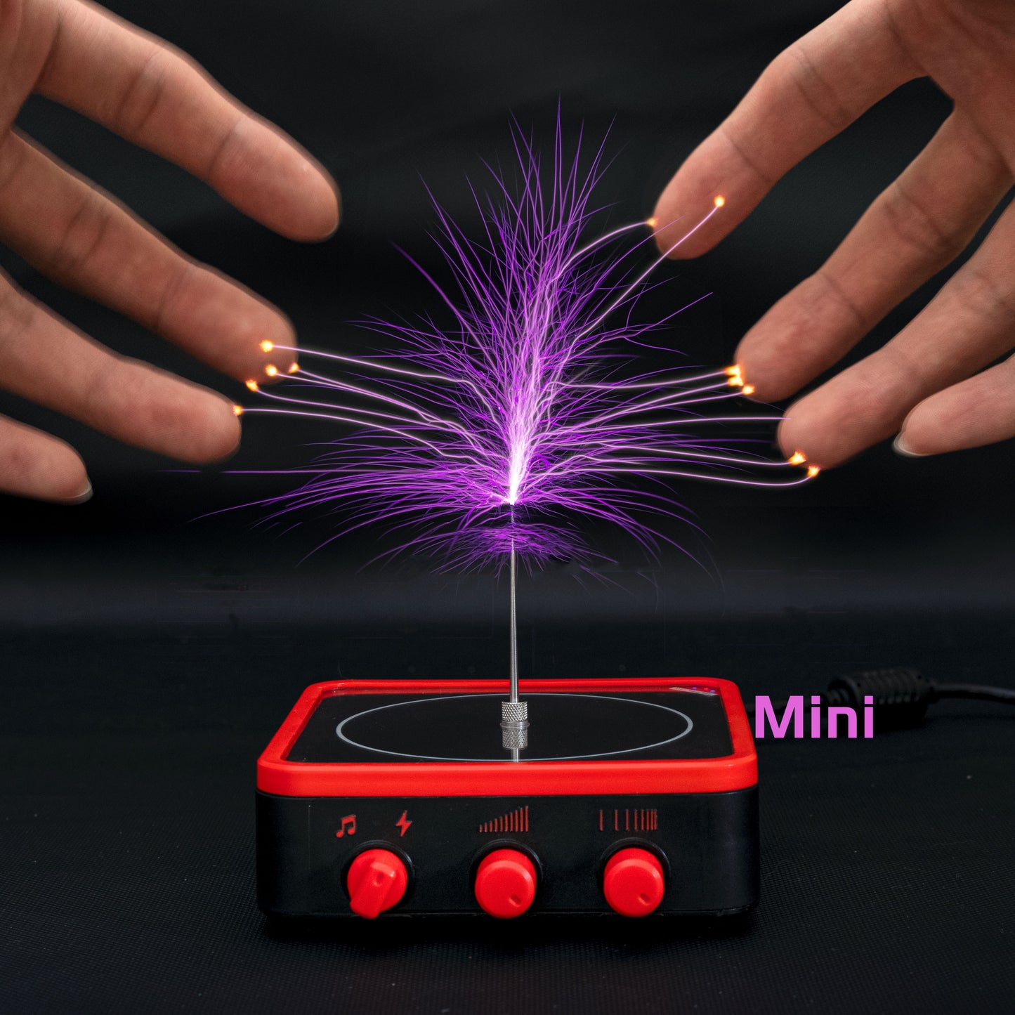 Musik Tesla Coil Lightning Mobiltelefon Bluetooth-Verbindung