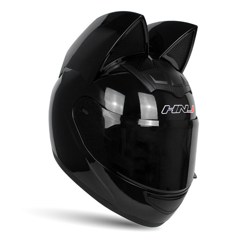 Personalized Cat Ears Electric Motorcycle Helmets