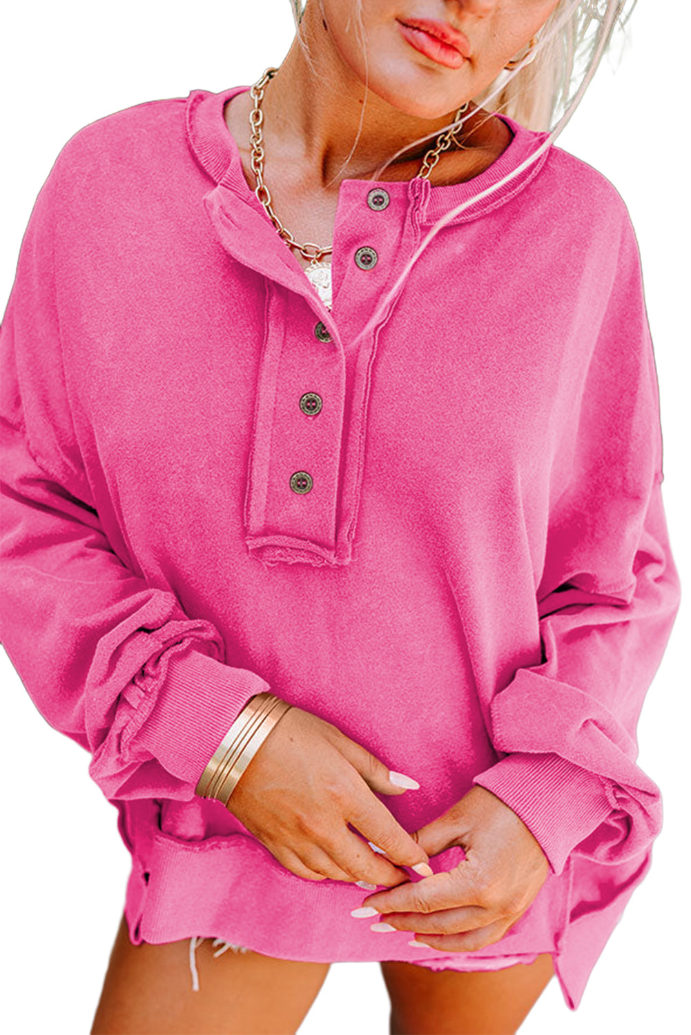 Hot Pink Sweatshirt