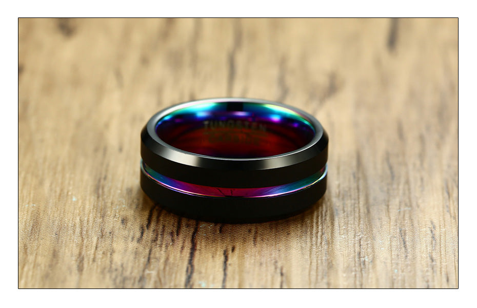 Black Brushed Ring