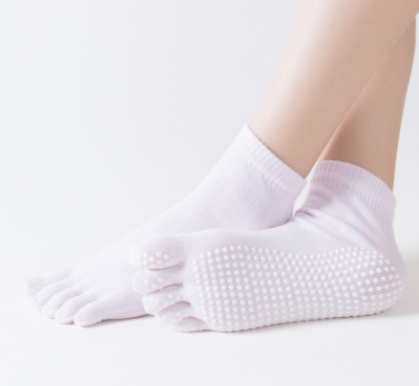 Yoga five finger socks pure cotton