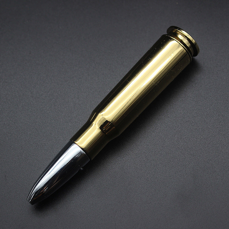 Creative Bullet Lighter Golden Pointed