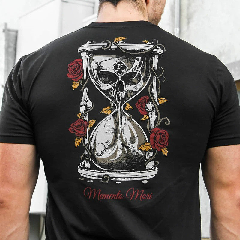 Skull Men's T-shirt Top Printed