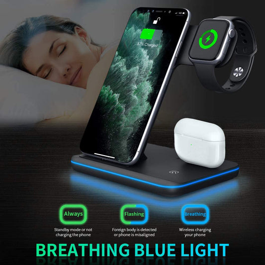 Compatible Mobile Phone Watch Earphone Wireless Charger