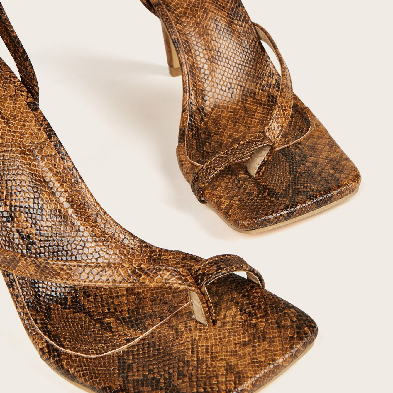 Snake Print Flip Flops Snake Wrap Sandals