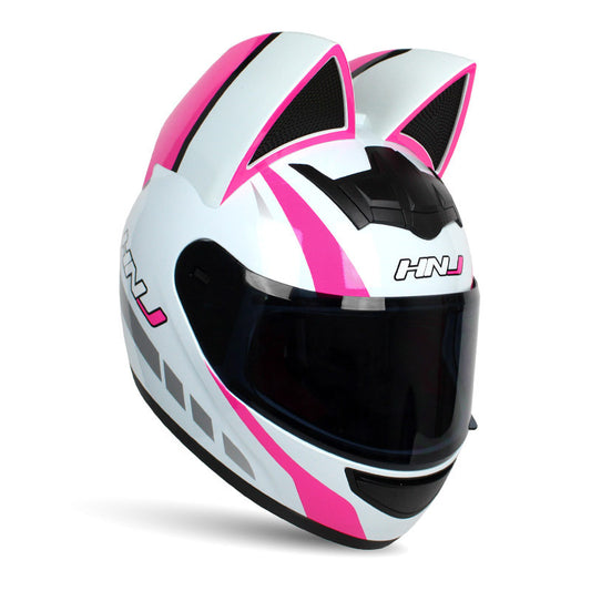 Personalized Cat Ears Electric Motorcycle Helmets