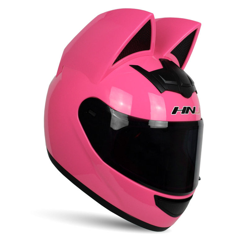 Personalized Cat Ears Electric Motorcycle Helmets