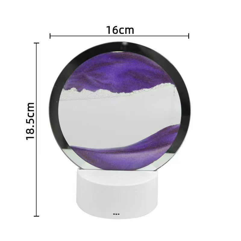 Quicksand Painting Small Night Lamp