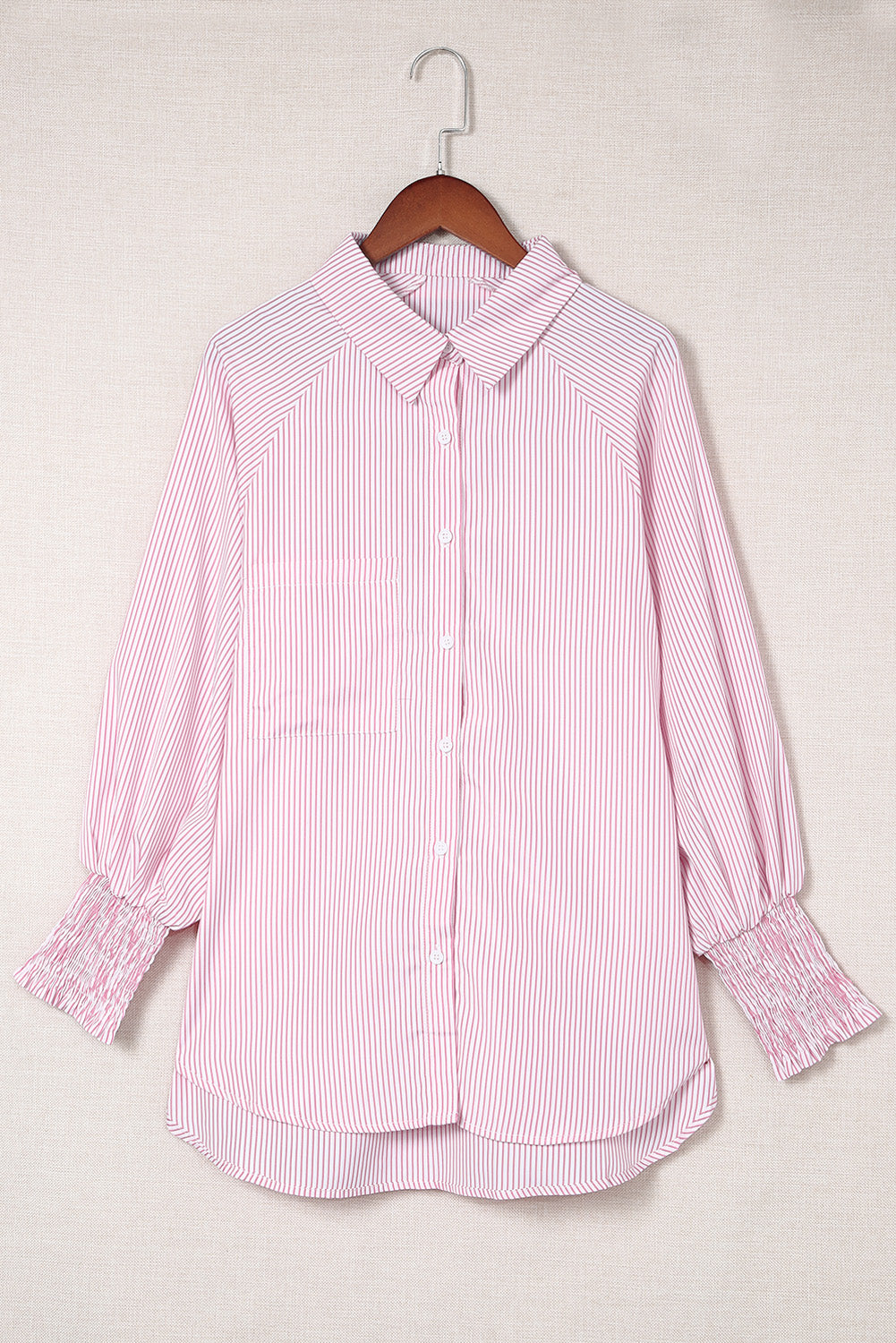 Pink Striped Shirt