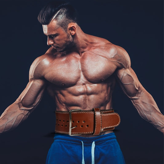 Leather Squats Weightlifting Belt