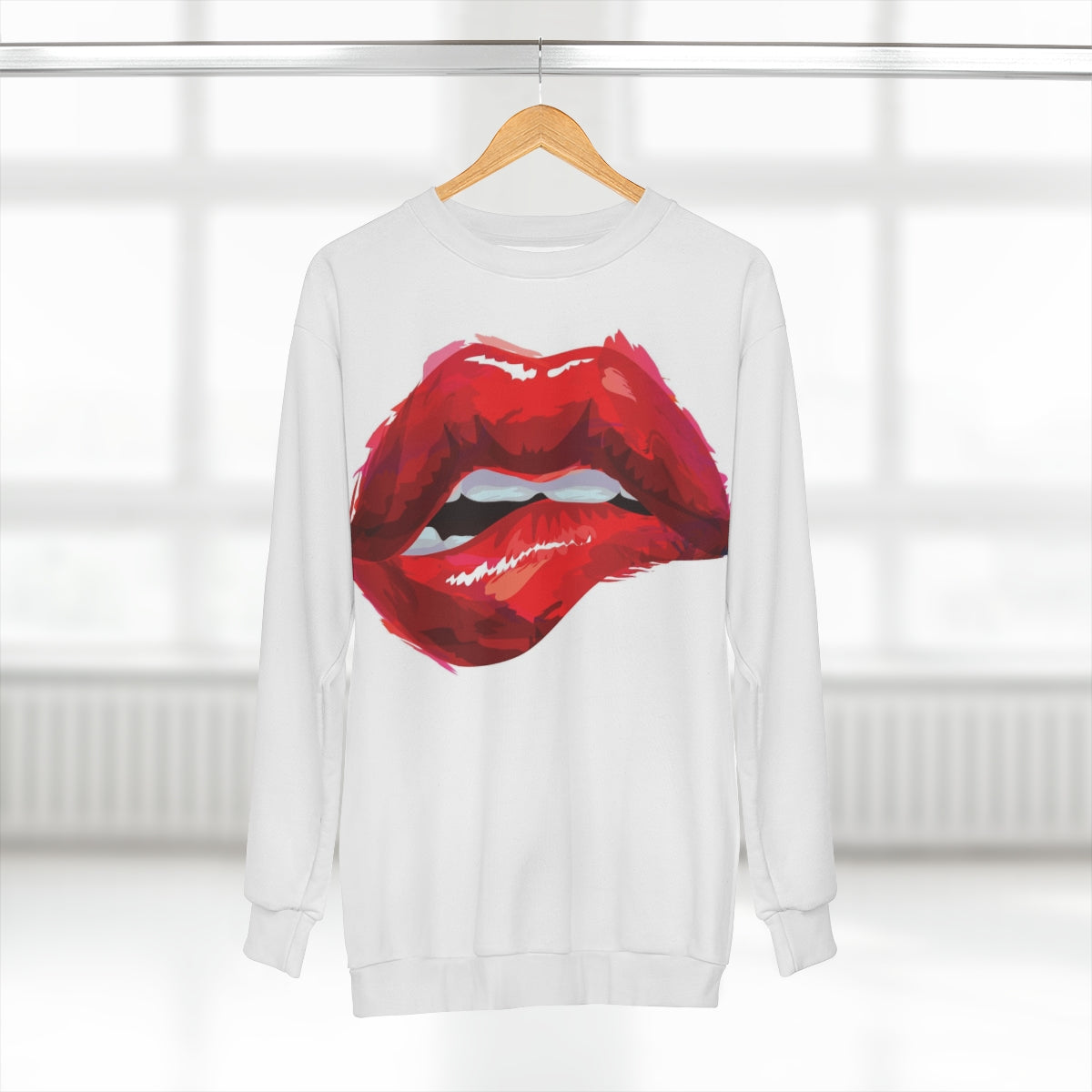 Sexy biting Lips Sweatshirt