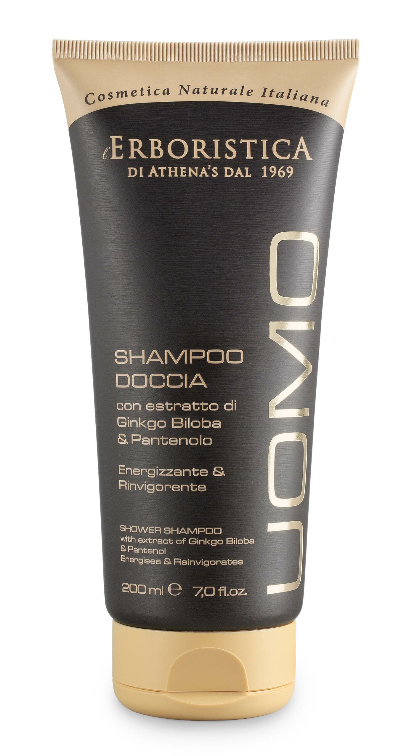 Shower/Shampoo with Ginko Biloba extract and Pantenol 200ml - Energiser