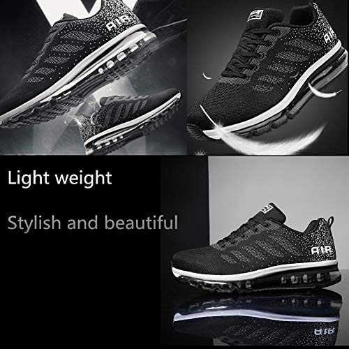 frysen Herren Damen Sportschuhe Laufschuhe mit Luftpolster Turnschuhe Profilsohle Sneakers Leichte