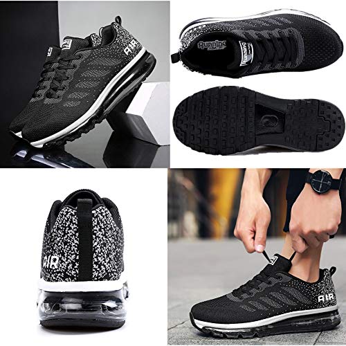 frysen Herren Damen Sportschuhe Laufschuhe mit Luftpolster Turnschuhe Profilsohle Sneakers Leichte