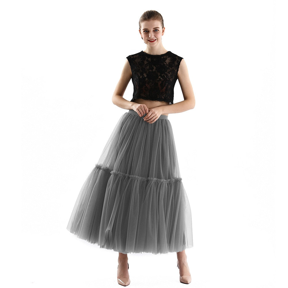 Pink23fashion Retro Tulle Skirts