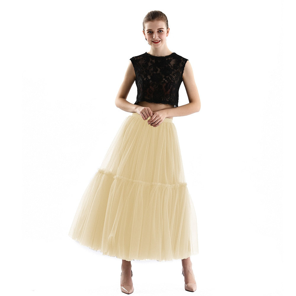 Pink23fashion Retro Tulle Skirts