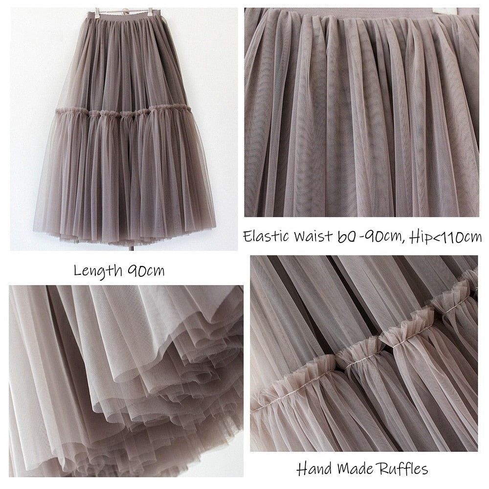 Pink23fashion Retro Tulle Skirts