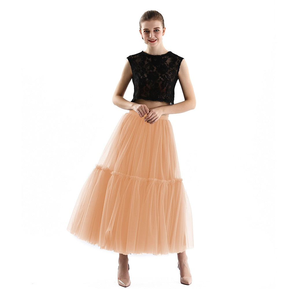 Pink23fashion Retro Tulle Skirts