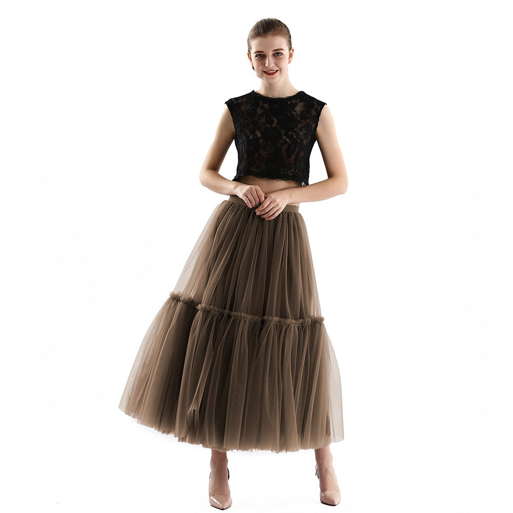 Pink23fashion Retro Tulle Skirts