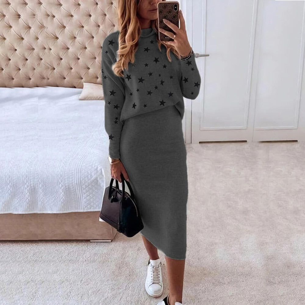 2 Piece Pencil Skirt