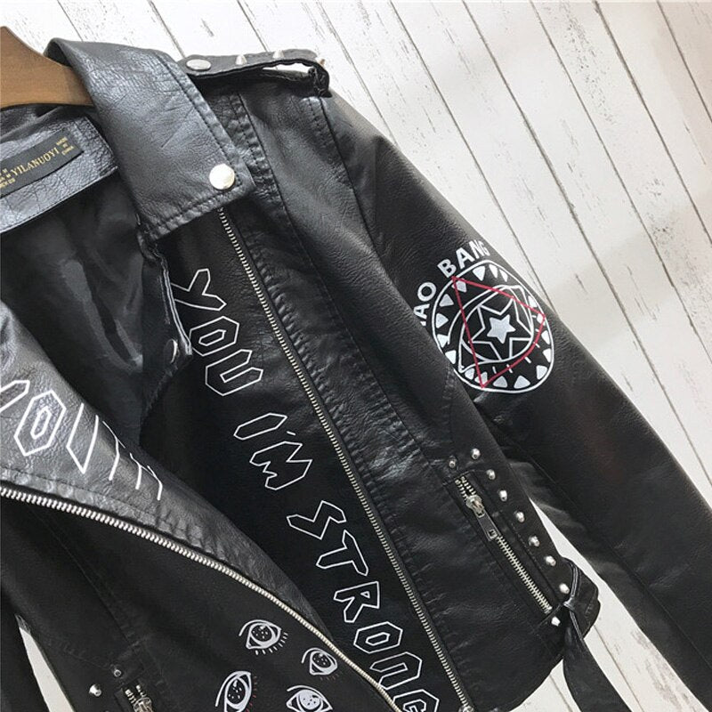 Faux Leather Jacket