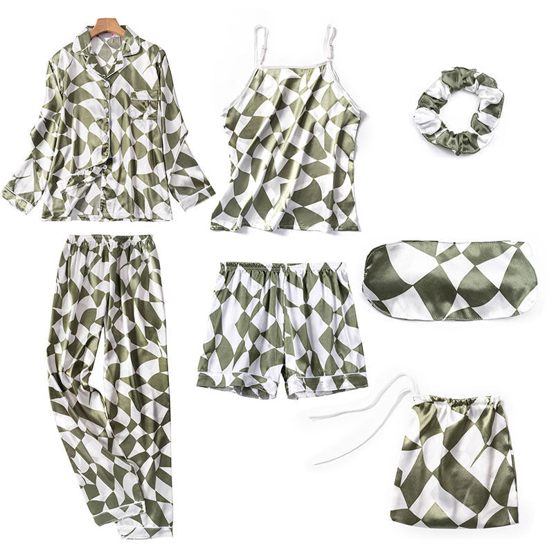 7 Pieces Set Women Pajamas