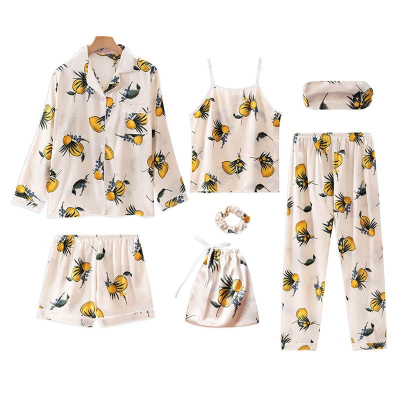 7 Pieces Set Women Pajamas