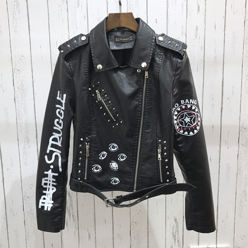 Faux Leather Jacket