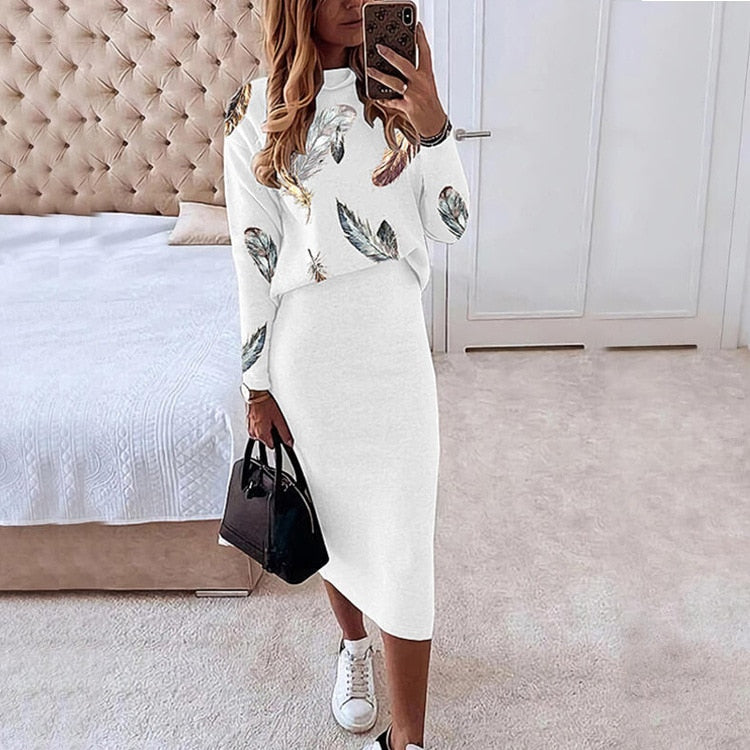 2 Piece Pencil Skirt